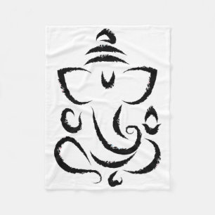 Yoga Hindu Indian Meditation Deepavali Diwali Rang Fleece Blanket