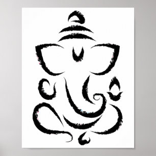 Yoga Hindu Indian Meditation Deepavali Diwali Rang Poster