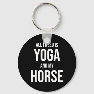 Yoga Horse For Yogini Key Ring
