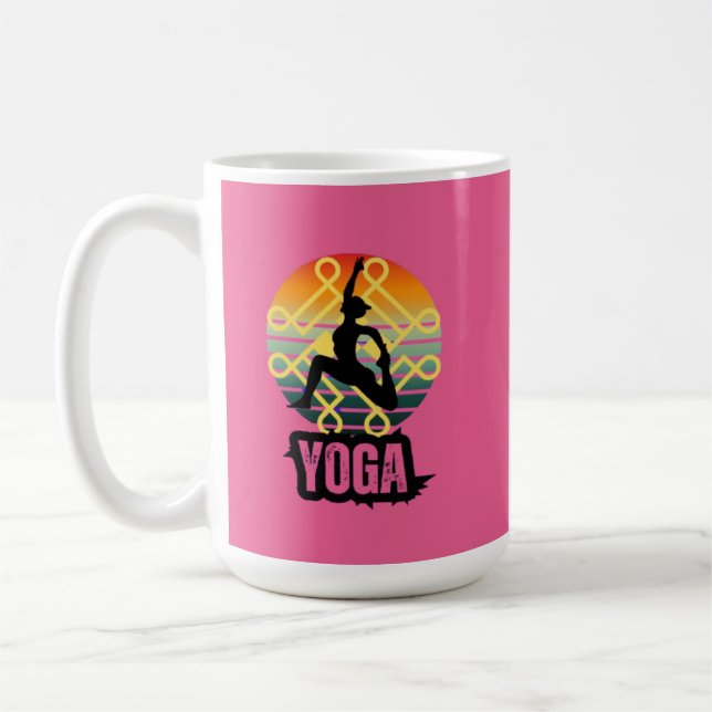 Yoga , Inner Peace Coffee Mug (Left)