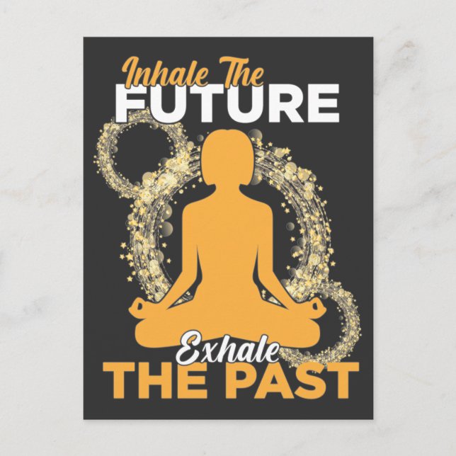 Yoga Inspiration Positive quote Namaste spiritual Postcard (Front)