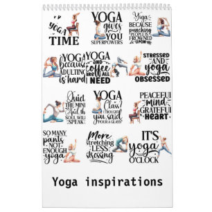 Yoga inspirations calendar