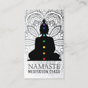 Yoga Instructor and Reiki Master Business Cards