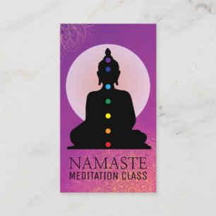 Yoga Instructor and Reiki Master Business Cards