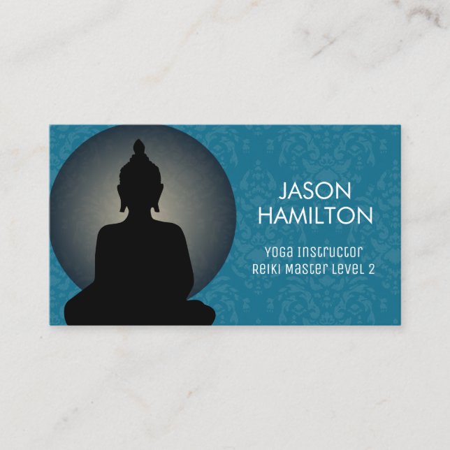 Yoga Instructor and Reiki Master Business Cards (Front)