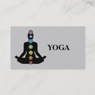Yoga instructor business card