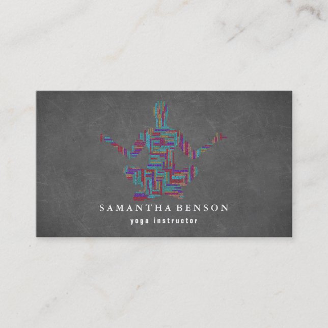 Yoga Instructor Business Card (Front)