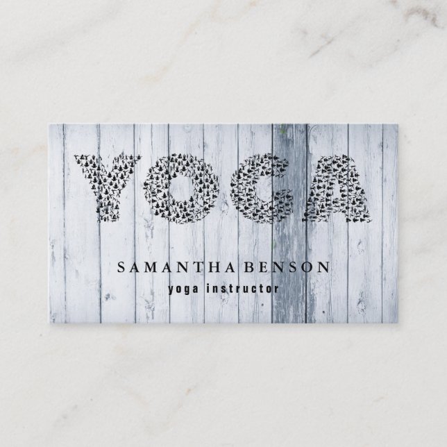 Yoga Instructor Business Card (Front)