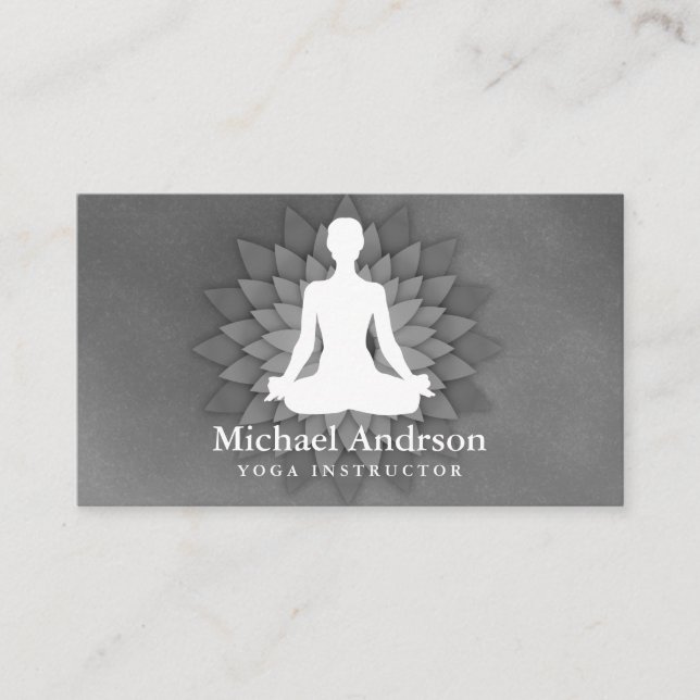 Yoga Instructor Business Card (Front)