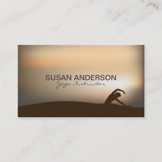 YOGA Instructor Business Card (Front)