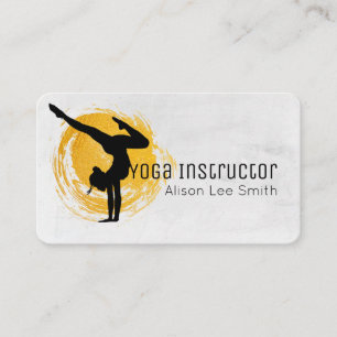 Yoga Instructor Business Card