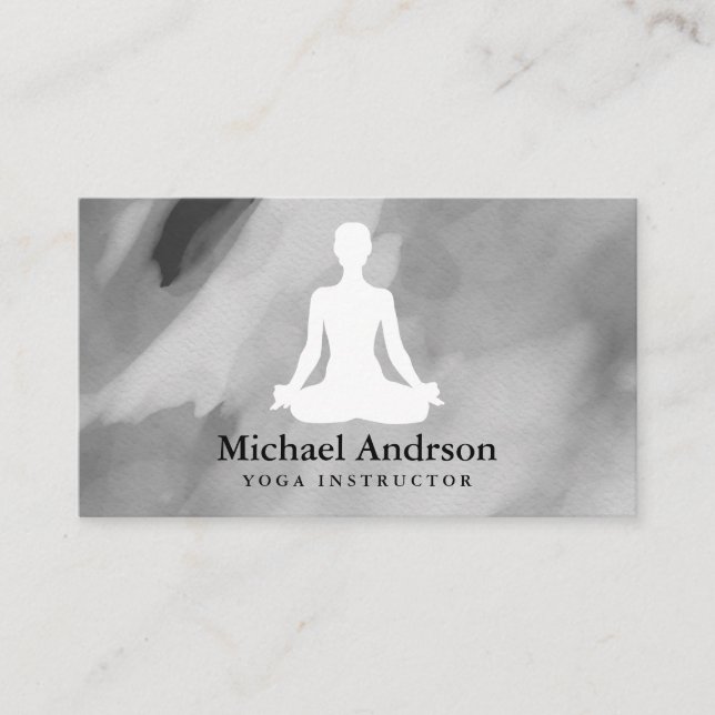 Yoga Instructor Business Card (Front)
