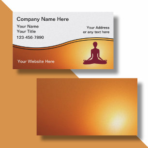Yoga Instructor Business Card