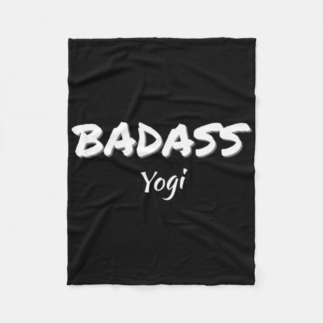 Yoga Instructor D Yogi  Fleece Blanket (Front)