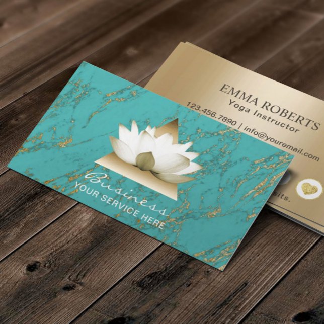 Yoga Instructor Gold Lotus Turquoise Loyalty (Creator Uploaded)