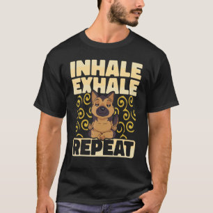Yoga Instructor Inhale Exhale Repeat Meditation Yo T-Shirt