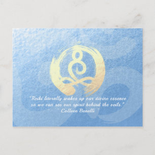 Yoga Instructor Life Coach Meditation Pose Zen OM Postcard