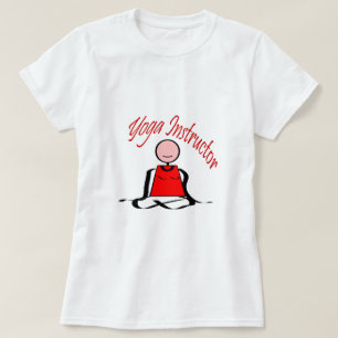 Yoga Instructor---Lotus Postion Stick Figure T-Shirt