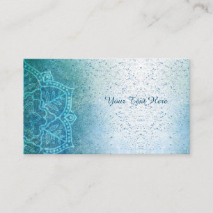 Yoga Instructor Mandala Business Card