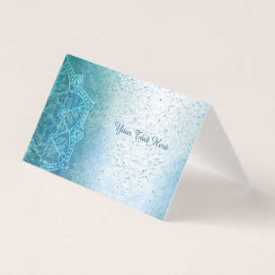 Yoga Instructor Mandala Business Card