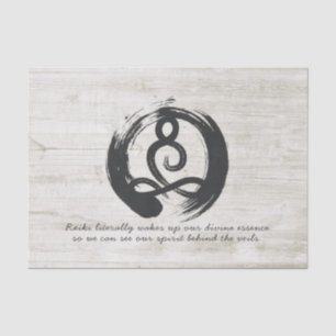 Yoga Instructor Meditation Pose Healer ZEN Quotes Tissue Paper