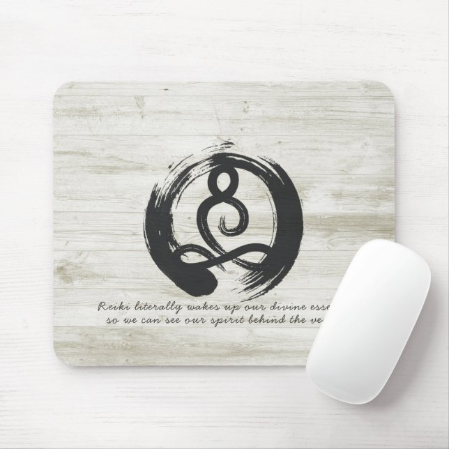 Yoga Instructor Meditation Pose Zen Symbol Quotes Mouse Mat (With Mouse)