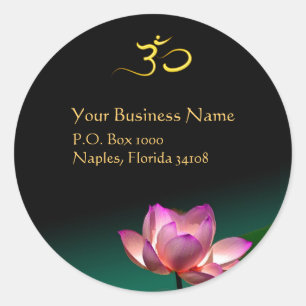 Yoga instructor, om  stickers