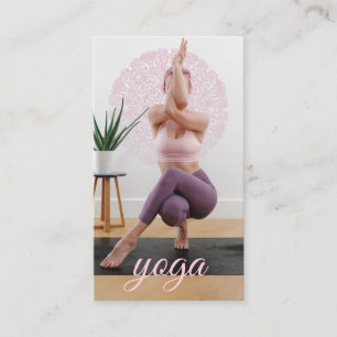 Yoga Instructor Photo  Business Card