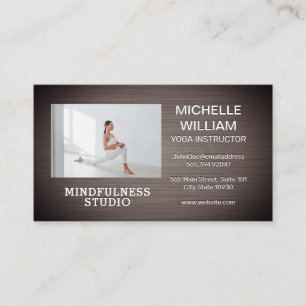 Yoga Instructor Stretching Health Business Card