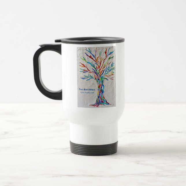 Yoga Instructor  Travel Mug (Left)