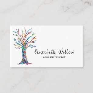 Yoga Instructor Tree of Life Business Card