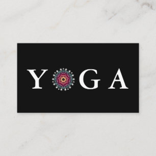 Yoga Instructor Vintage Style Business Card