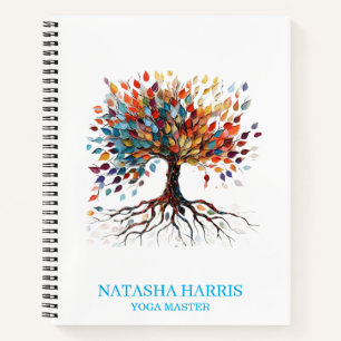 Yoga Instructor Wellness Mindful Gift notebook