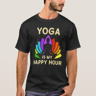 Yoga Is My Happy Hour Guru Sport Workout USA For M T-Shirt