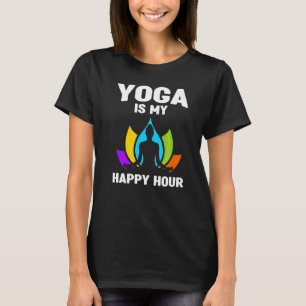 Yoga Is My Happy Hour Guru Sport Workout USA For M T-Shirt