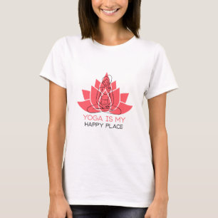 Yoga Is My Happy Place T-Shirt