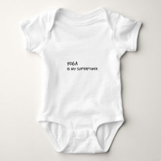 Yoga is my superpower baby bodysuit