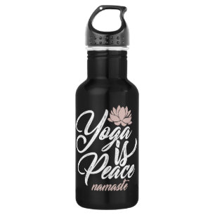 Yoga Is Peace (Namaste ) 532 Ml Water Bottle