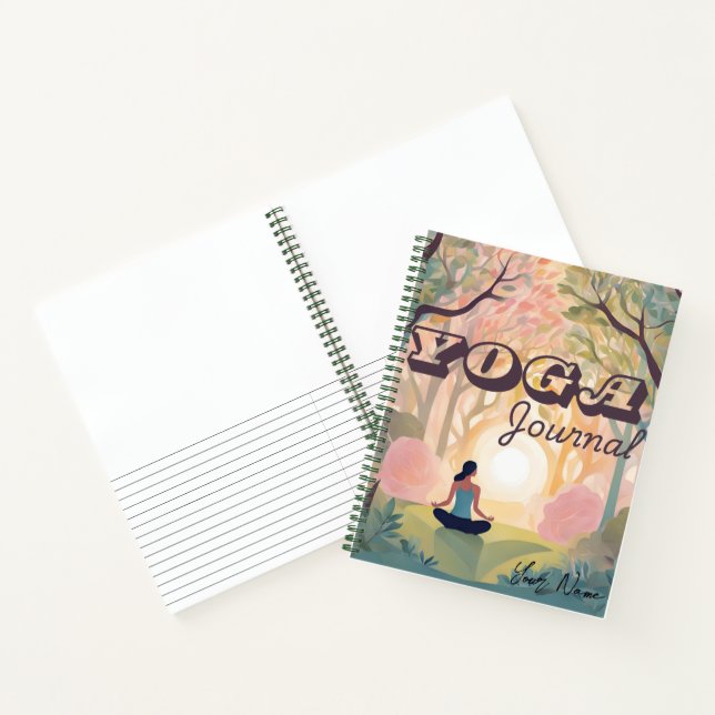 Yoga Journal Spiral Notebook (Inside)