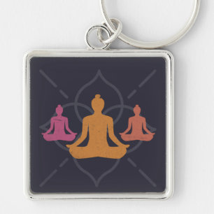 Yoga Key Ring