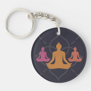 Yoga Key Ring
