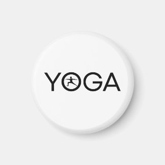 yoga label magnet
