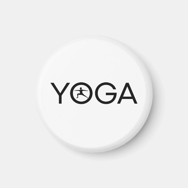 yoga label magnet (Front)