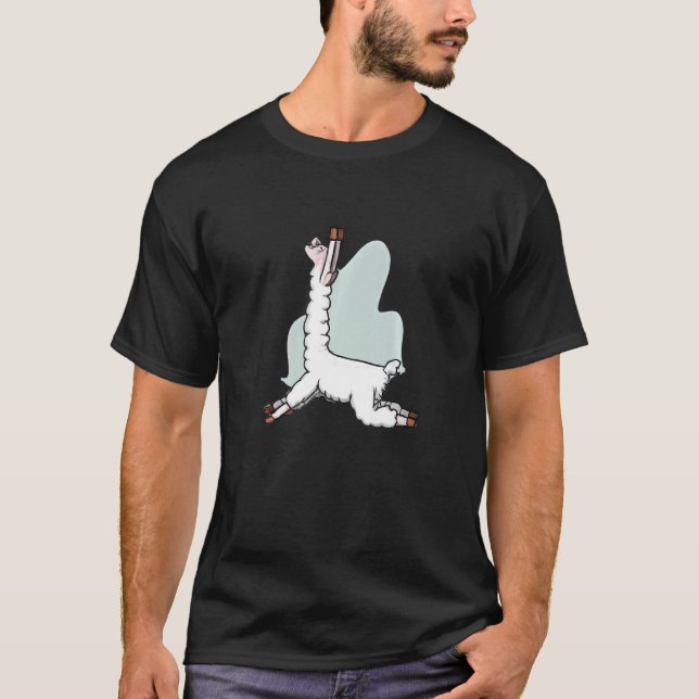 yoga lama alpaca  animal Premium T-Shirt (Front)