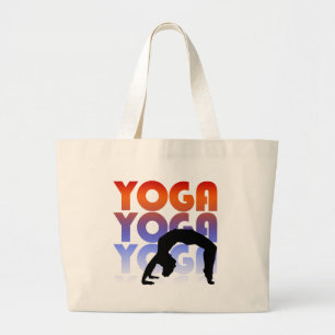 yoga large tote bag