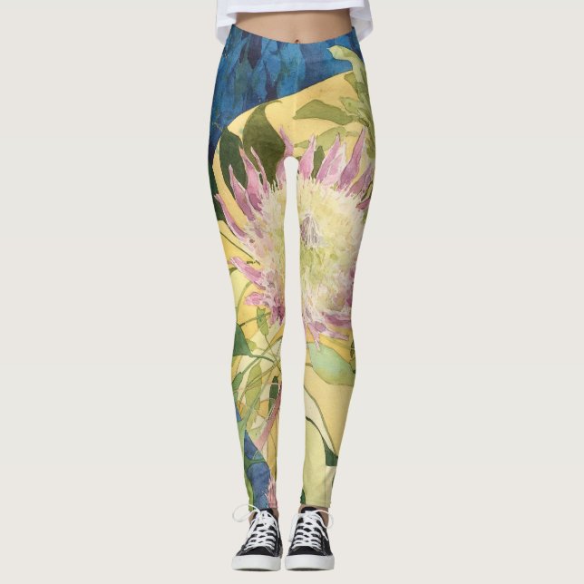 Yoga Leggings Botanical Delight (Front)