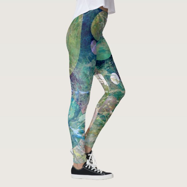Yoga Leggings Cyberspace No 5 (Right)