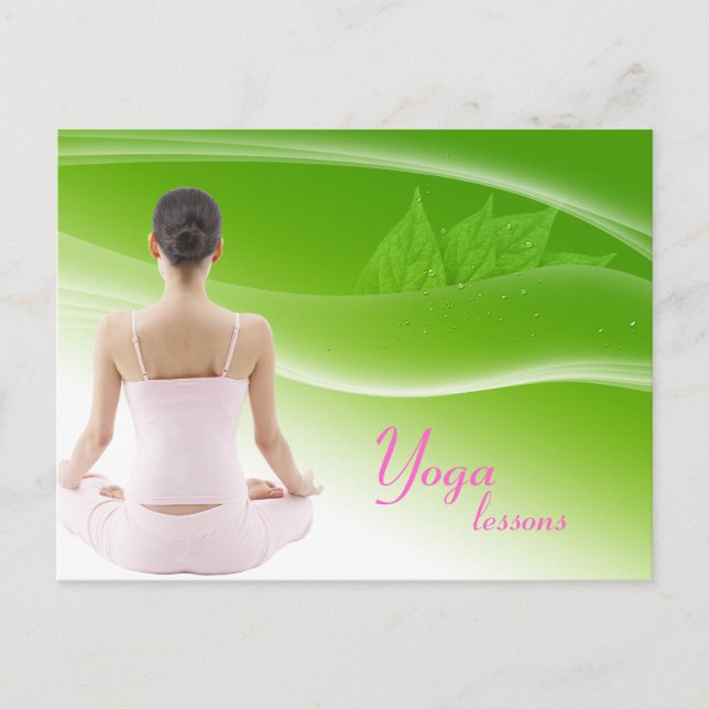 Yoga Lesson Postcard (Front)