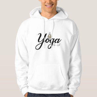 yoga lifestyle men's hoody