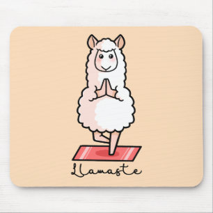 Yoga Llama - Llamaste Mouse Mat